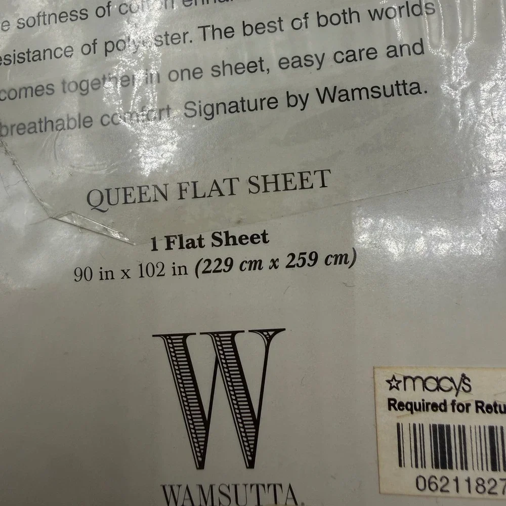 Vintage Wamsutta Sheet Set Queen Rainbow Stripe Pima Cotton Blend NOS Verve